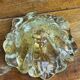 Murano glass ashtray with gold leaf by Barovier and Toso