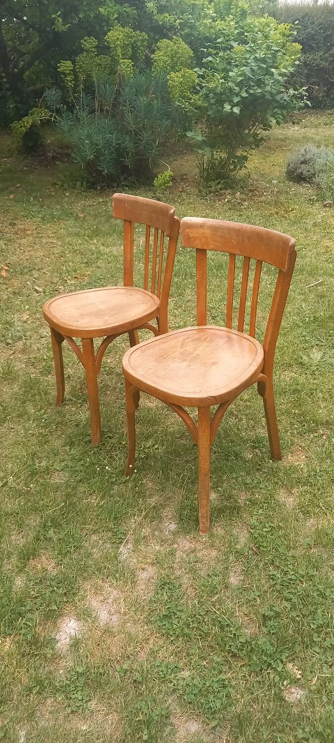 Paire de chaises bistrot Baumann