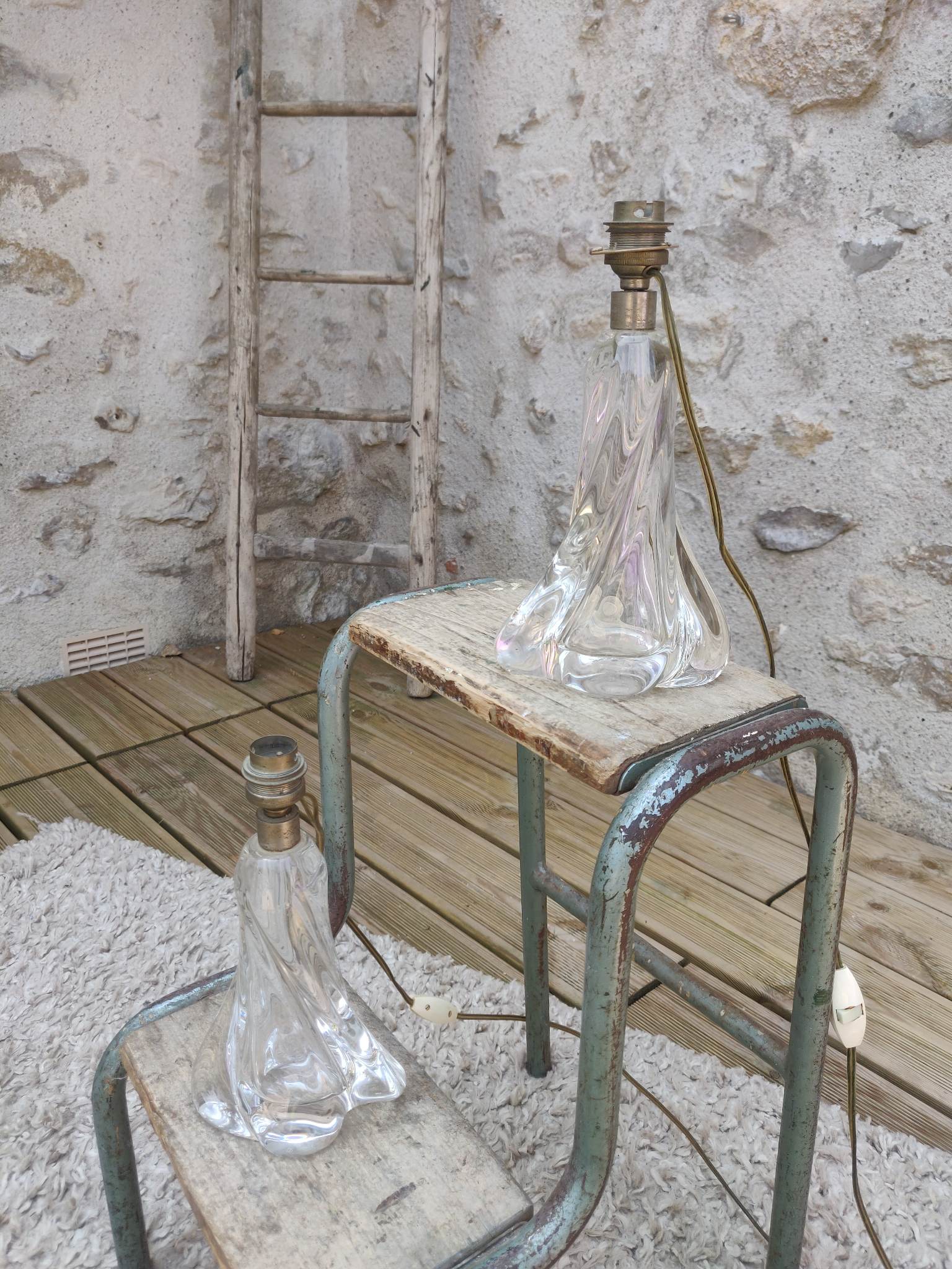 Pair of old lamps