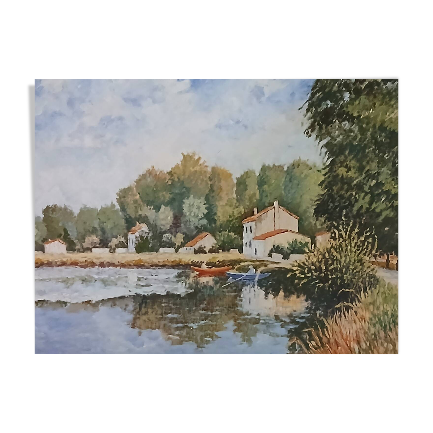 Oil on canvas - landscape