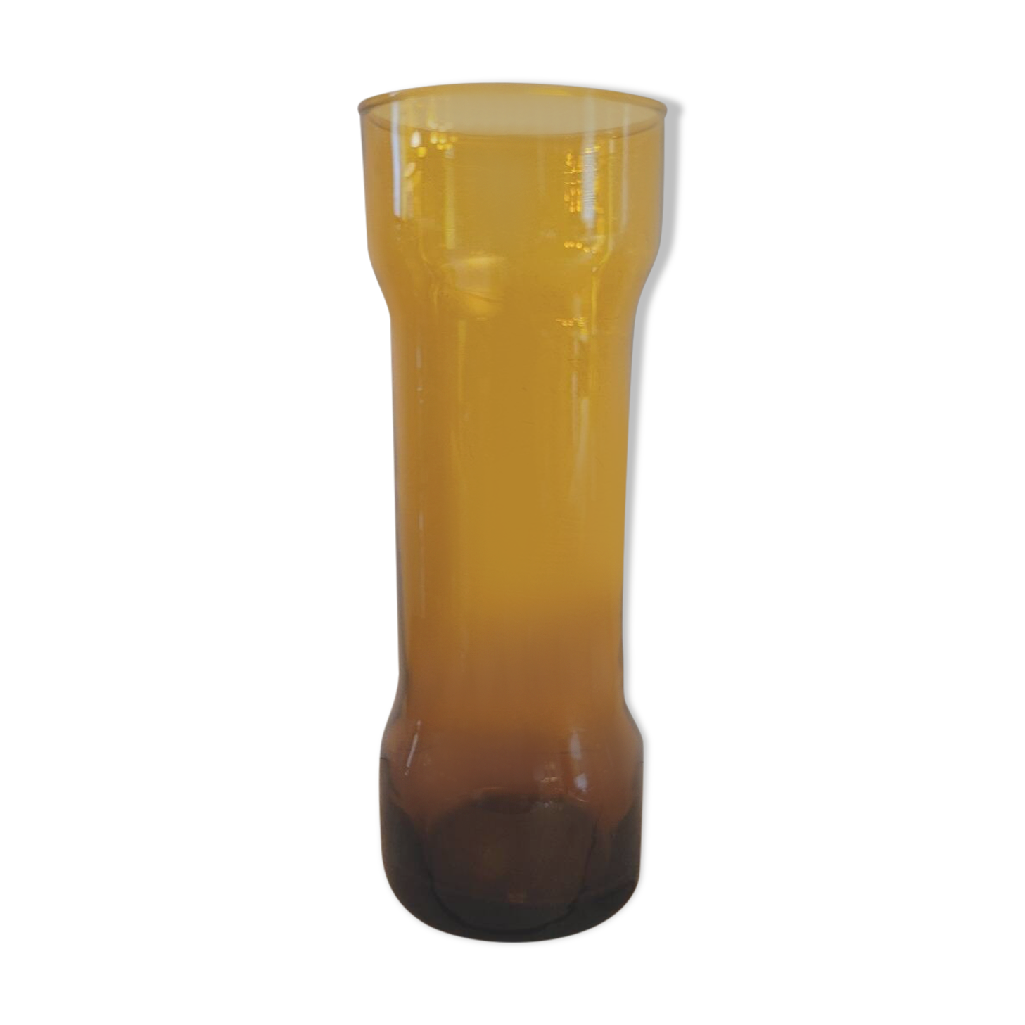 Amber glass vase, 1970s