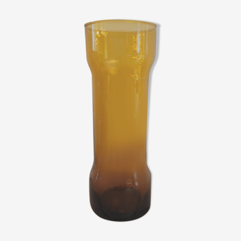 Amber glass vase, 1970s