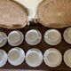 Lot de 11 tasses et 12 soucoupes en porcelaine Seltmann Weiden