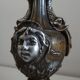 Pair of Louis XVI style lion and cherub decoration lamps