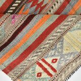 5x7 Modern Mid Century Antique Kilim Rug, 161x206Cm