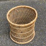 Woven bamboo basket