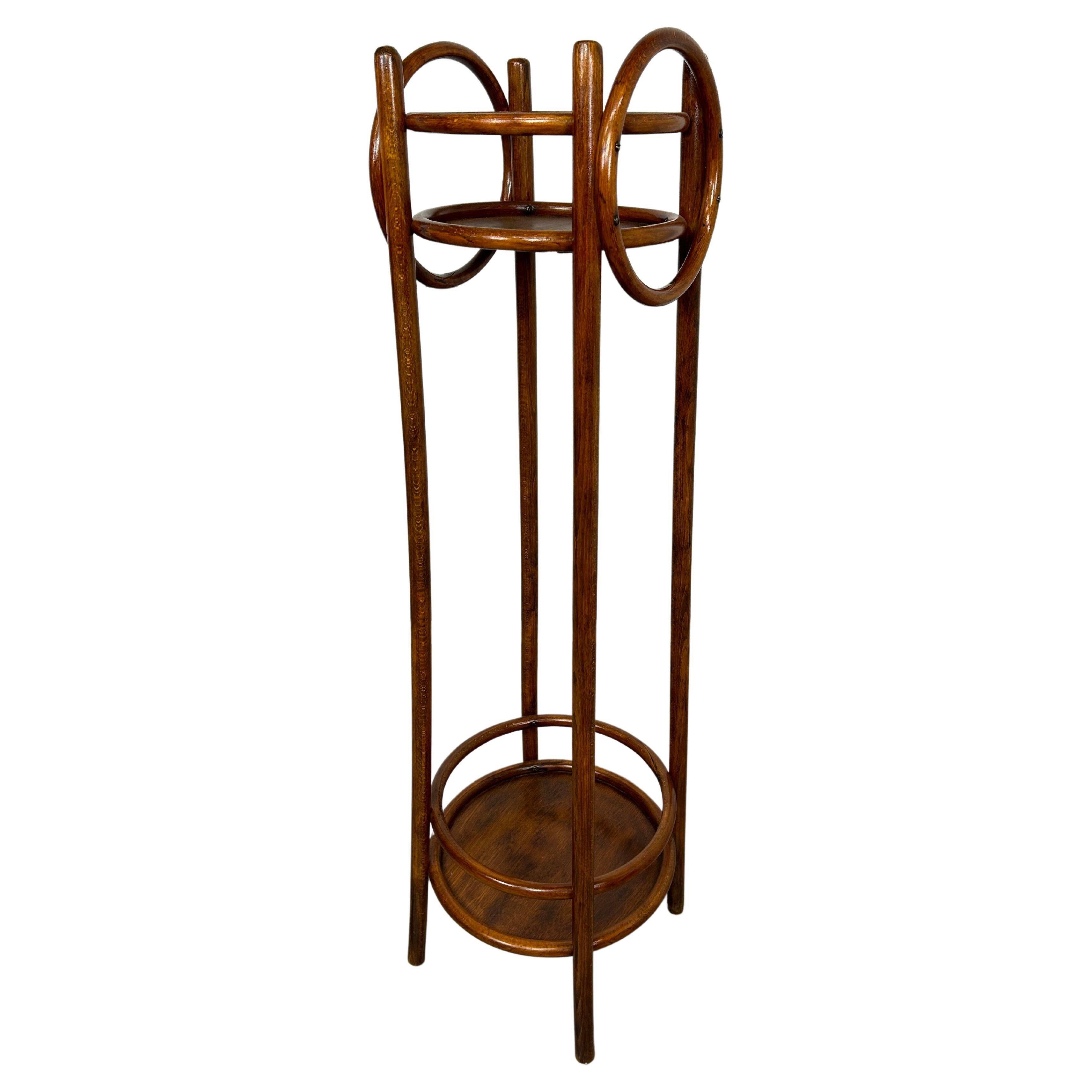 Bentwood side table attributed to Otto Wagner for Thonet.