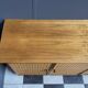 Large blonde Wicker & wood webbing sideboard