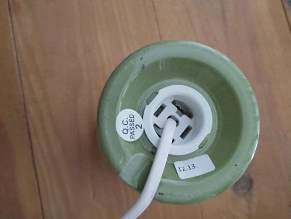 Lampe IKEA GAVIK – Vert pomme – Design scandinave