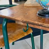 Desk and school chair set
