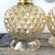 Pair of golden globe wall lights