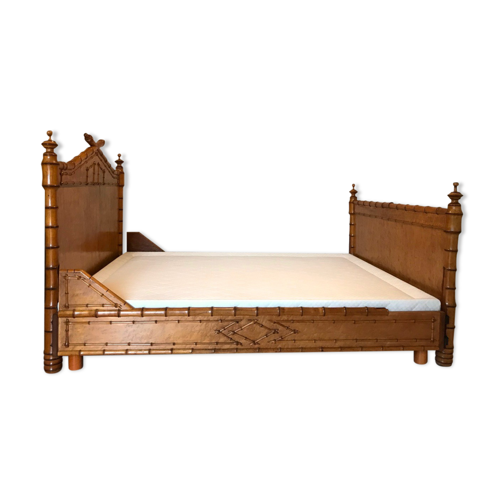 Banquette En Bambou d'époque Napoléon III - Ban