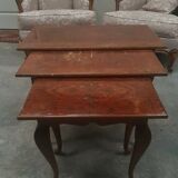 Set of 3 tables gigognes amsterdam N.V Pearelsi