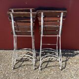 Lot de 4 chaises de jardin / bistrot