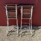 Lot de 4 chaises de jardin / bistrot