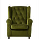 Scandinavian / vintage olive green armchair