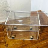 Transparent coffee table