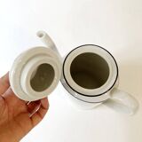 Seltmann Weiden porcelain coffee pot and sugar bowl, W Germany, 1980s