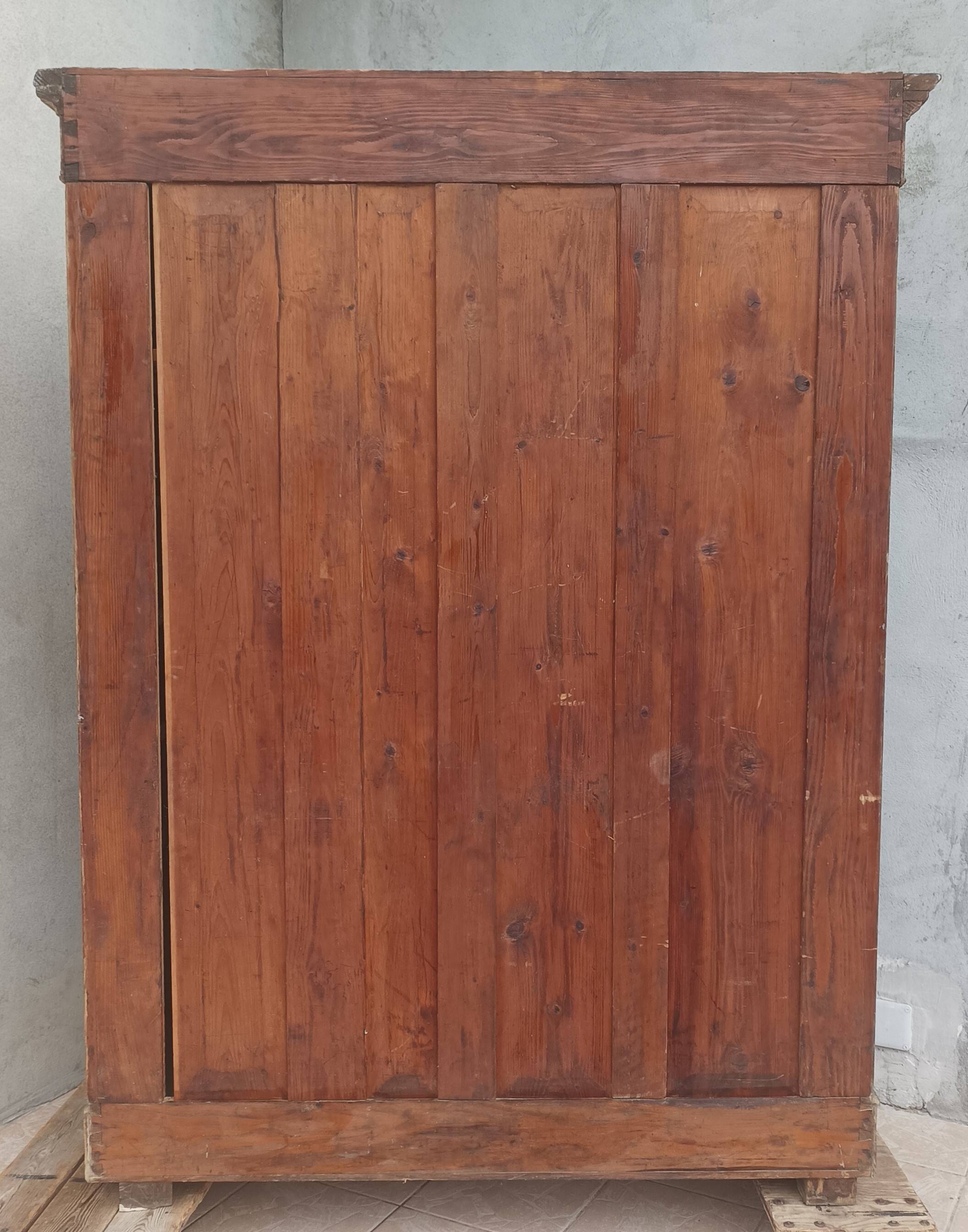 19th century larch mountain chalet wardrobe