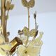 Lustre fleurs vintage 1960s