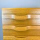 Vintage chest of drawers, oak, 70s