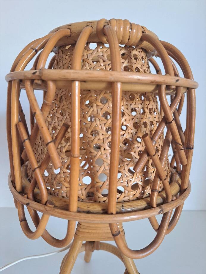 Old bamboo lamp