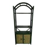 Rattan bamboo shelf bookcase