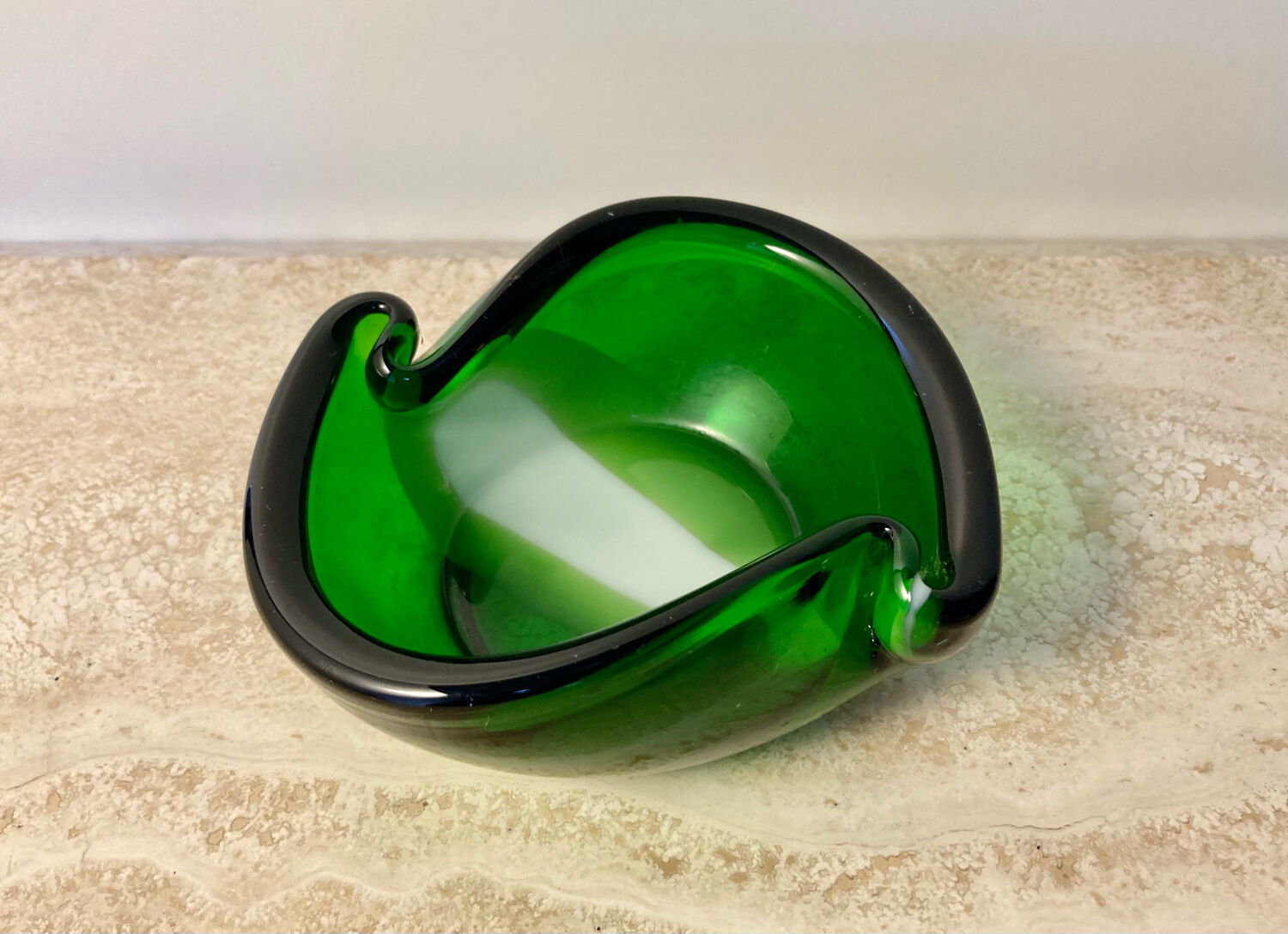 Cendrier en verre années 50/60