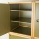 Four-piece Flötotto wardrobe system, 1970s, green, beech, HPL