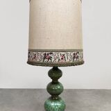 Vintage green ceramic bubble table lamp Kaiser Leuchten