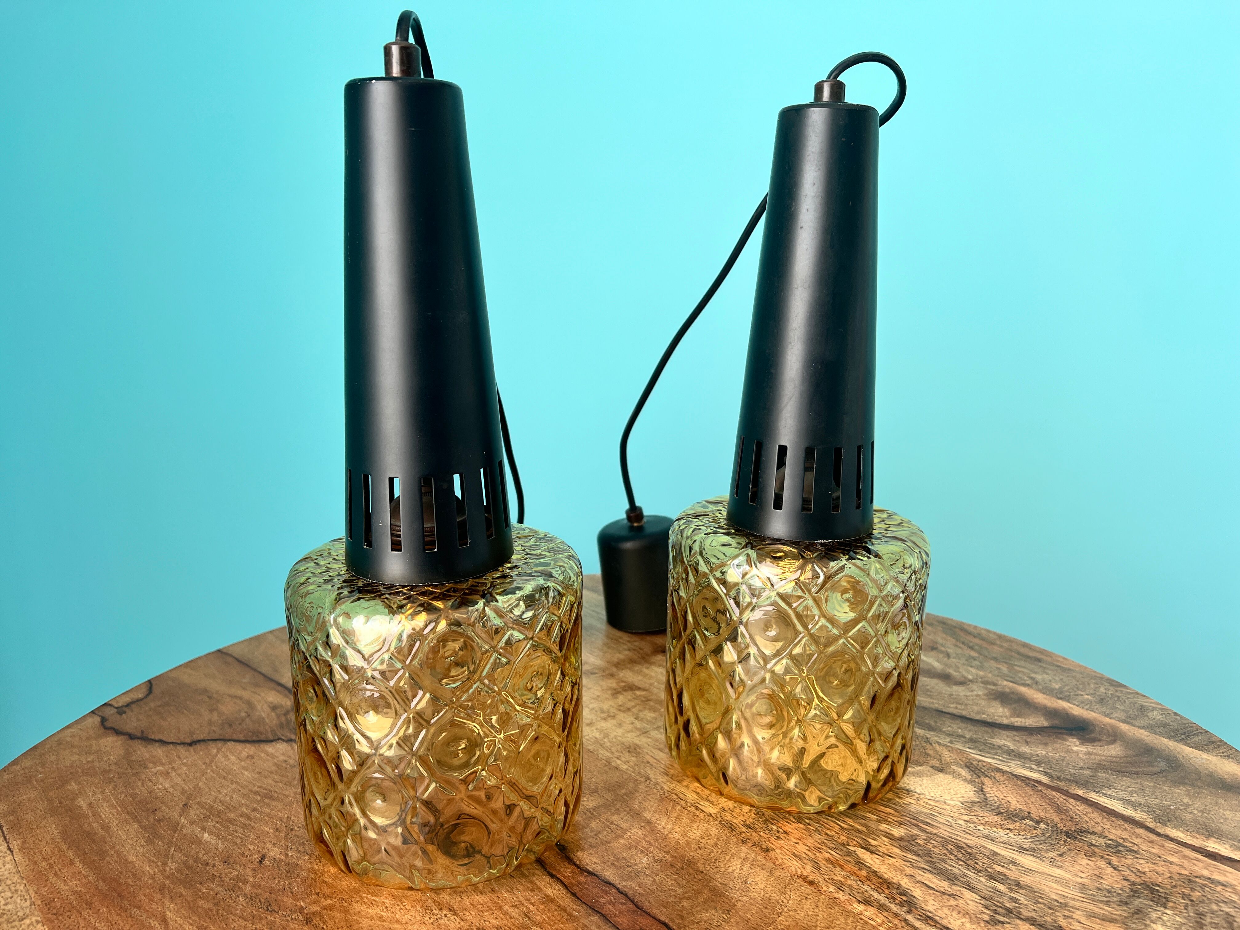 Lamp shade from 1960s / nordic pendant lamps / vintage ceiling lamp