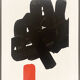 Pierre Soulages, poster representing lithograph #24b, Soulages Rodez Museum edition around 2020