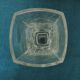 Chiseled glass vase