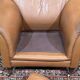 English club armchair in leather, modern production from the 1990s.
