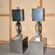 Pair of "almond" lamps by maison charles