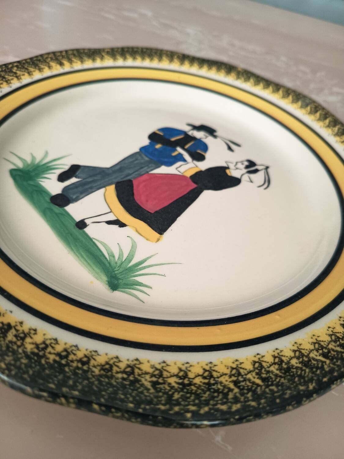 Henriot Quimper Plate