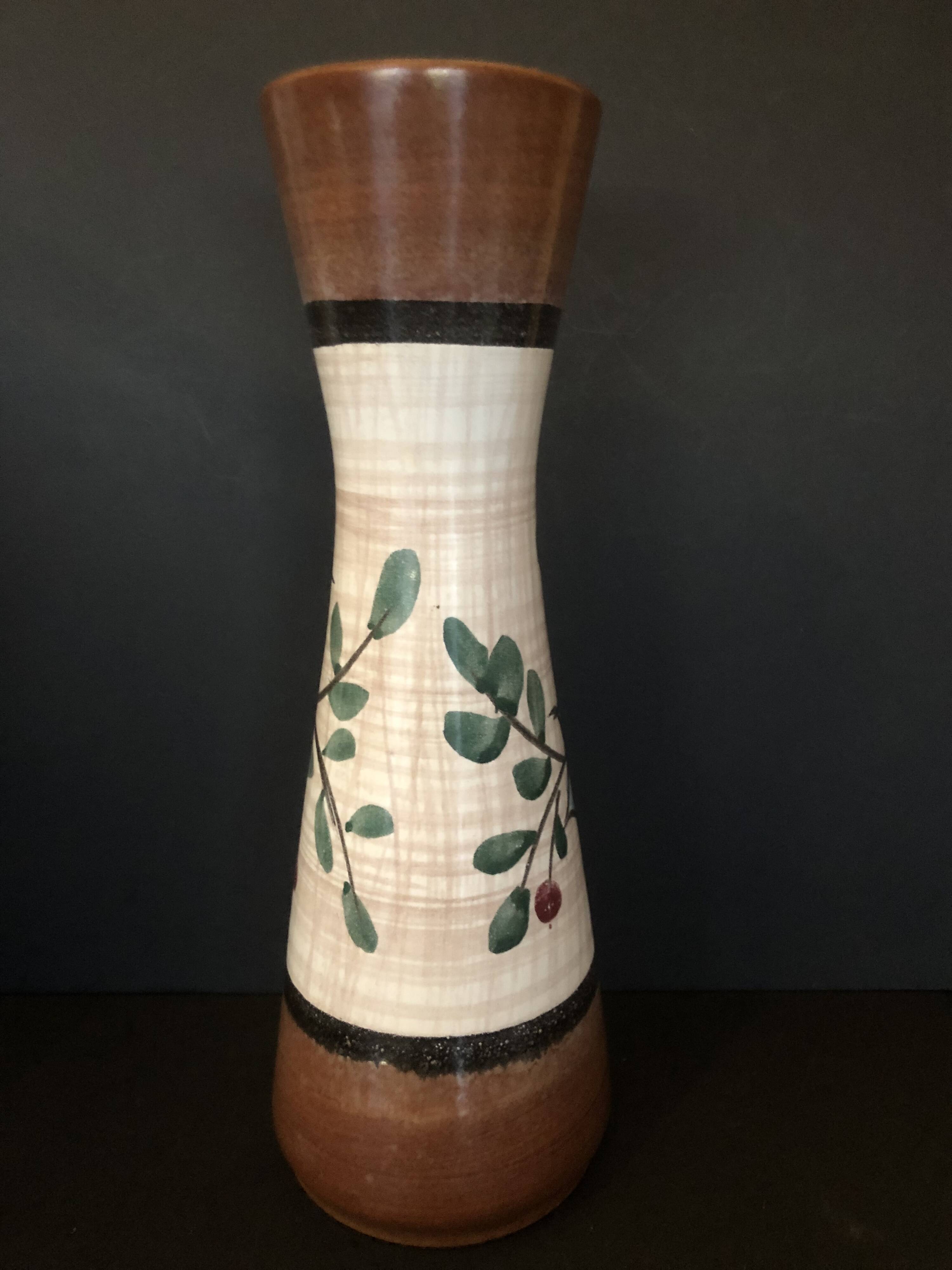 German ceramic Diabolo vase