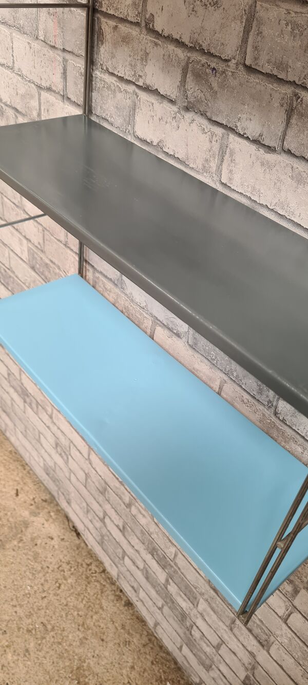 Etagere string acier 1960-1970