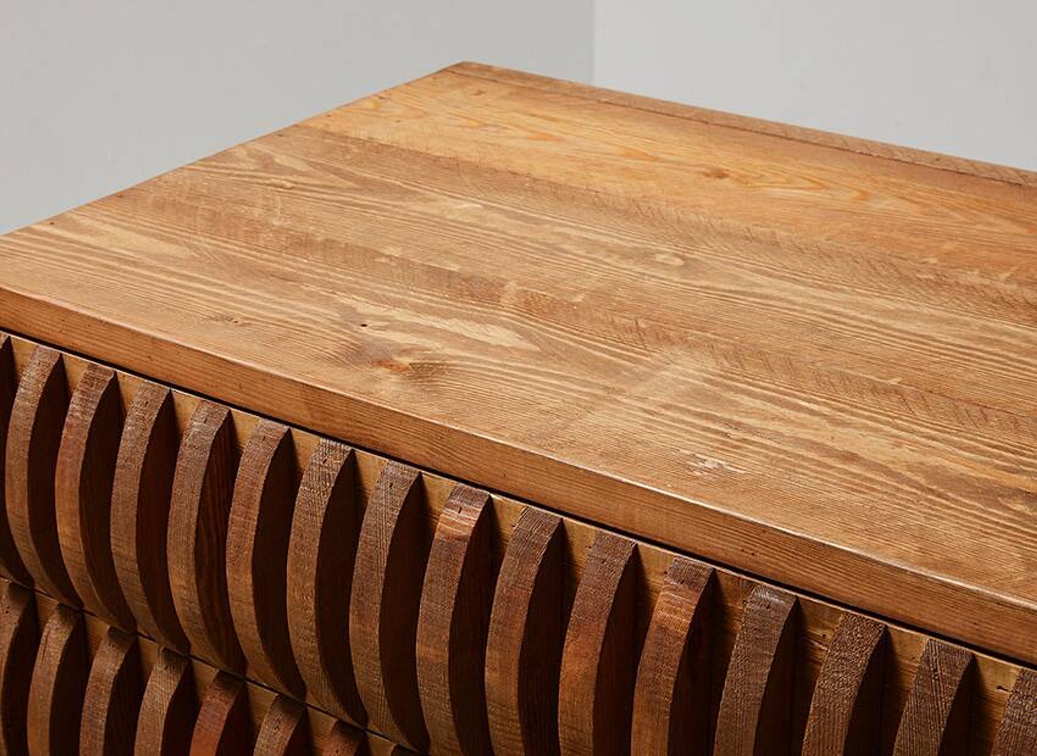 Commode Mario Ceroli pour Poltronova Italie années 1970