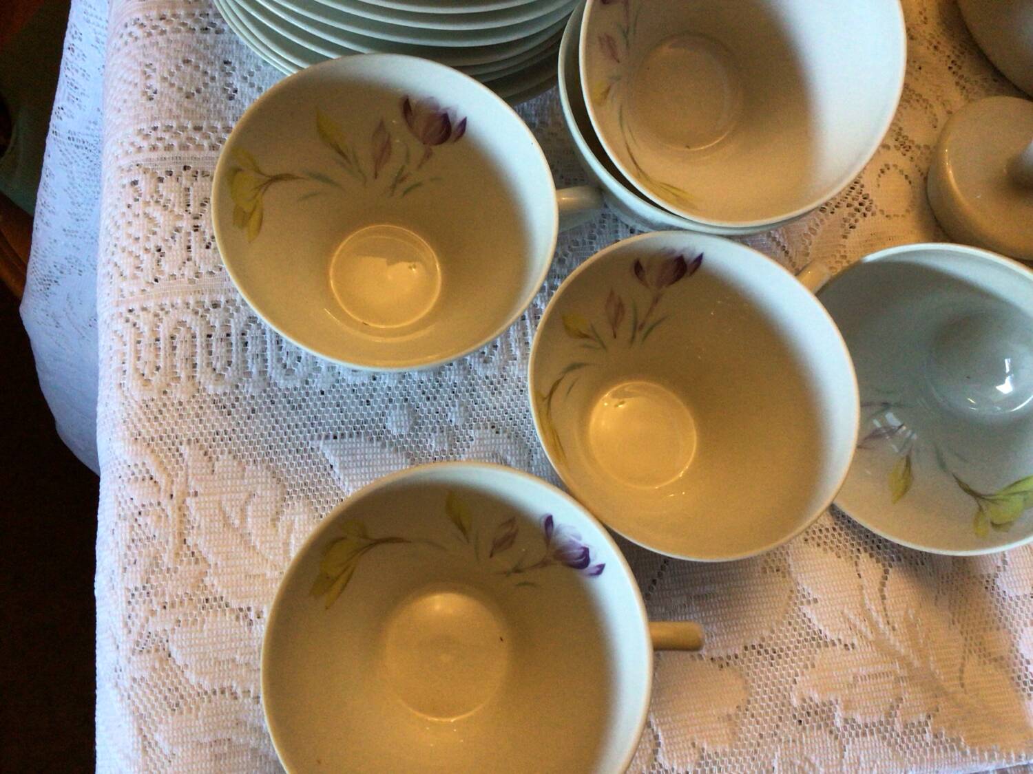 Coffee service 1960 S.F.P French porcelain company