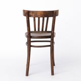 Vintage Wooden Desk Chair 1930s–1950s, Belgian Beech Wood Chair