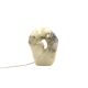 Sculptural alabaster table lamp, France 1980s