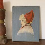 Portrait of lady in traditional costume