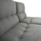 Anthracite grey 1970s bench