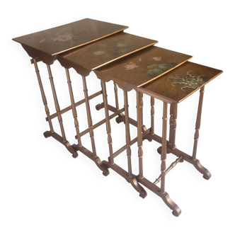 Art Nouveau nesting tables