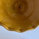 XXXL wavy bowl in glazed terracotta 1950 Provence