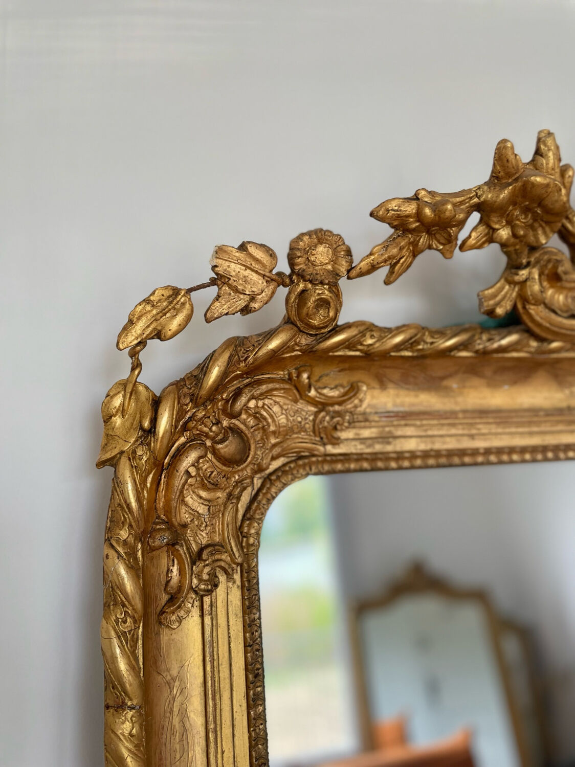 Very large mirror Louis Philippe 178x 104 cm