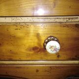 Solid cherry bar coffee table