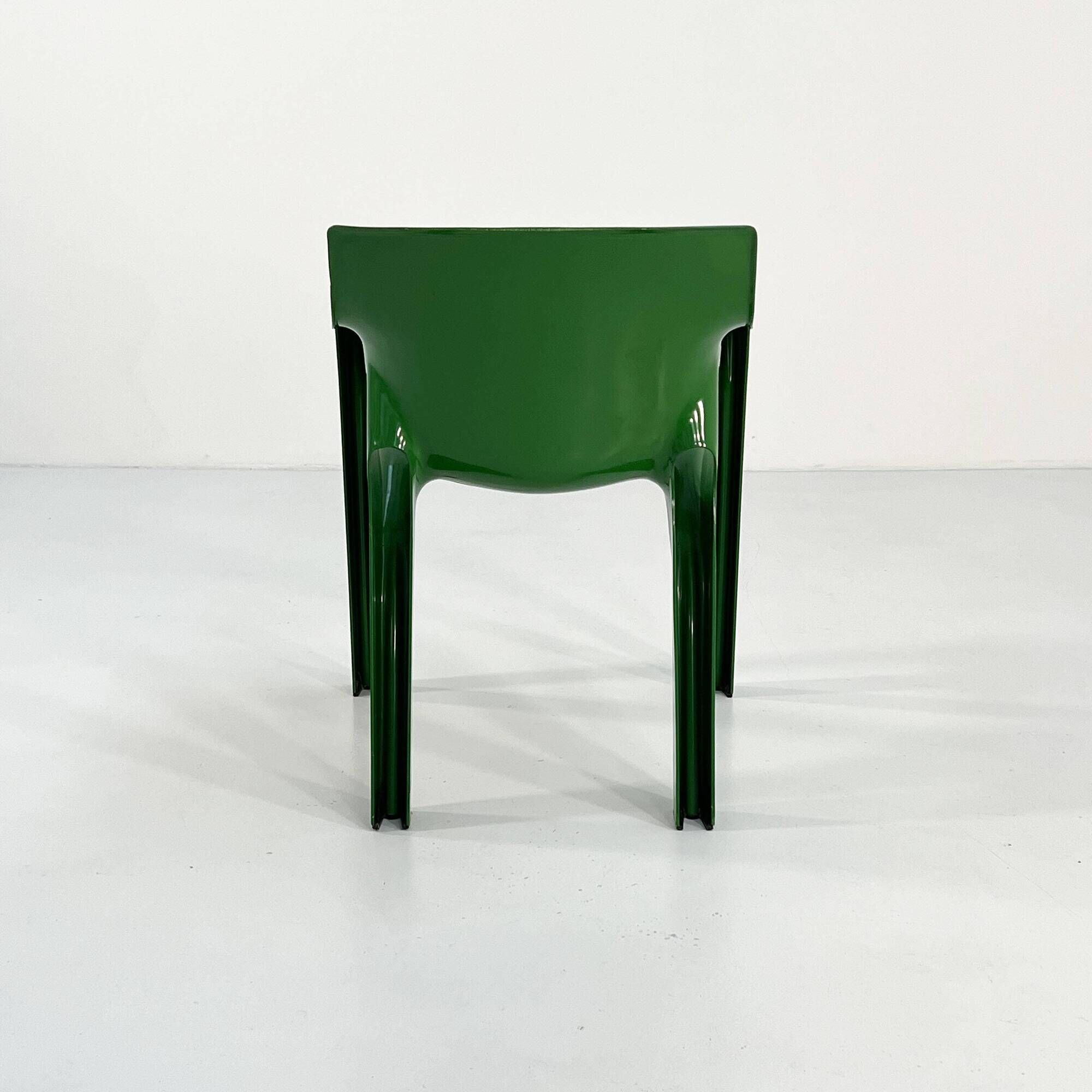 GREEN GAUDI CHAIR BY VICO MAGISTRETTI FOR ARTEMIDE, 1970