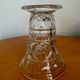 Vintage crystal glass vase 1960 1970